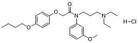 Acetamide, N-(m-anisyl)-2-(p-butoxyphenoxy)-N-(3-(diethylamino)propyl)-, hydrochloride 27471-61-0